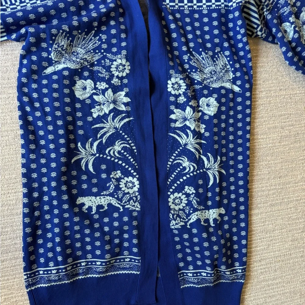 NWT Farm Rio x Anthropologie Printed Cardigan - Picture 9 of 9